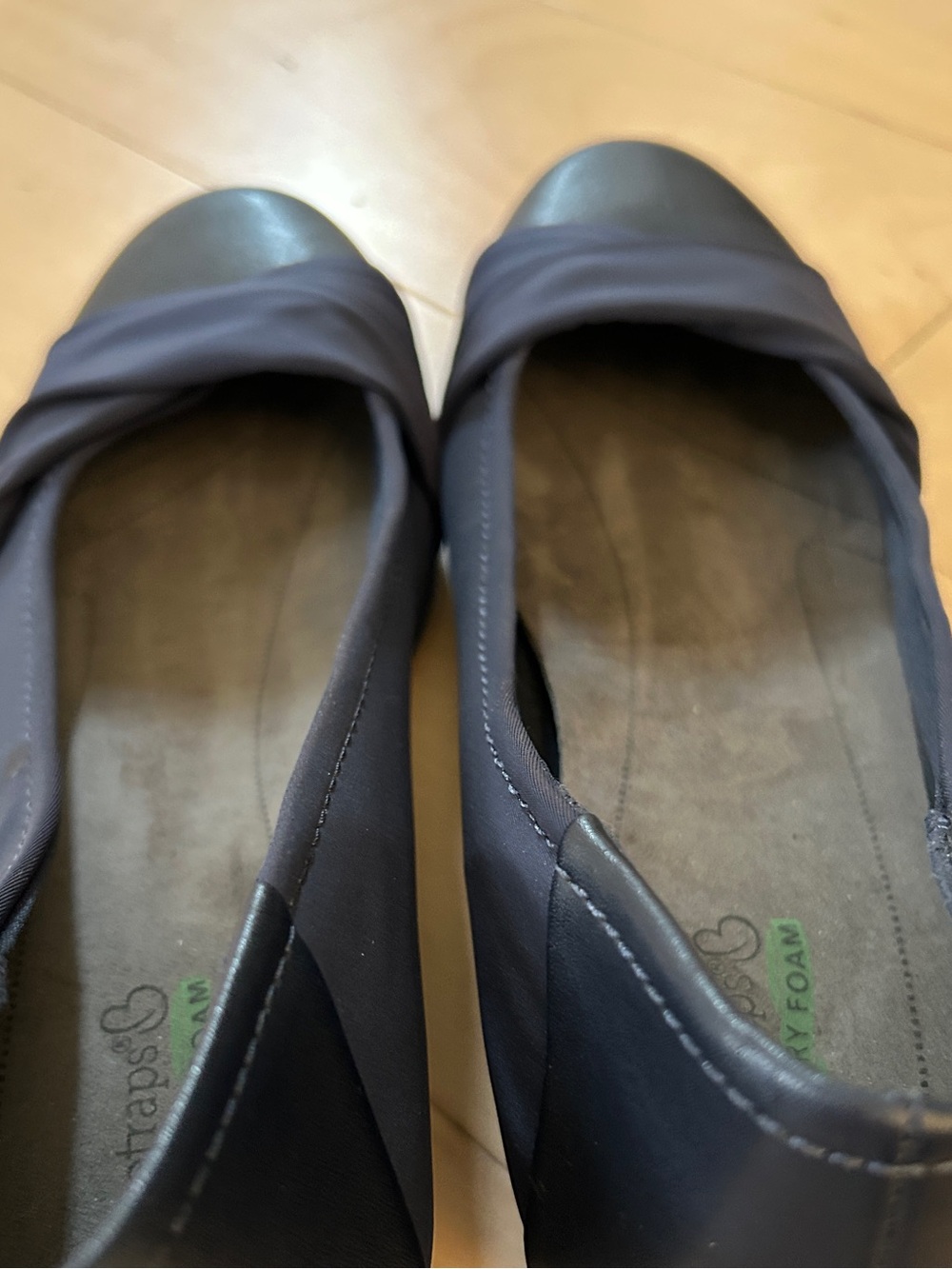 Bare traps Mitsy Navy Blue Memory foam Footbed Round Toe, Slip-On 10 Wide 10W - Picture 5 of 14